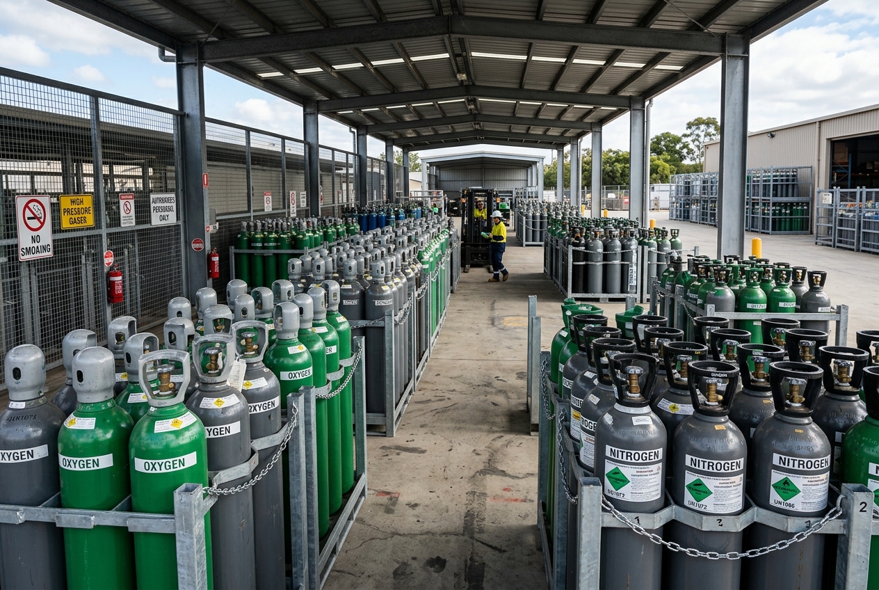 Gas cylinder filling plant compliance